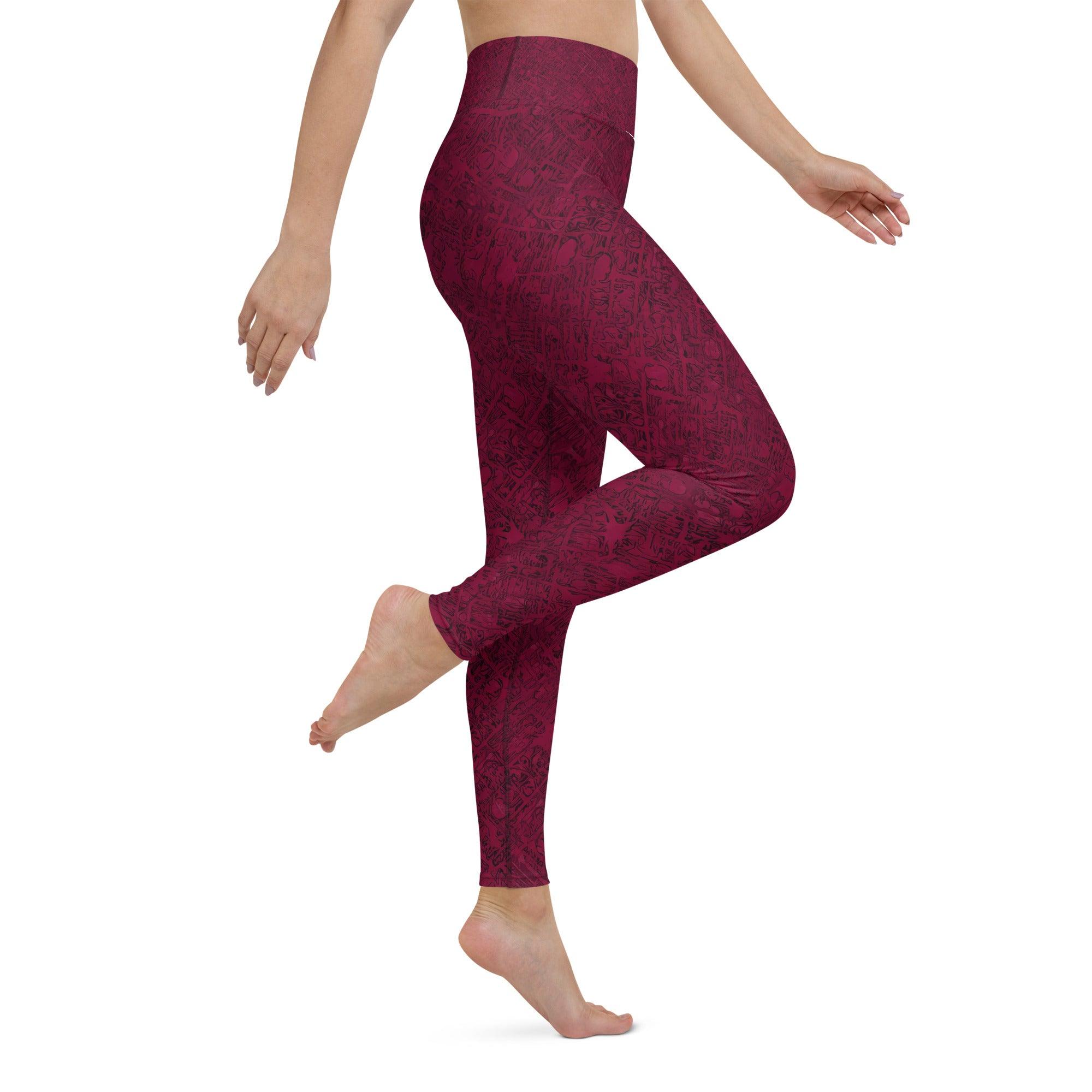 Alpine Reflections Yoga Leggings - Beyond T-shirts