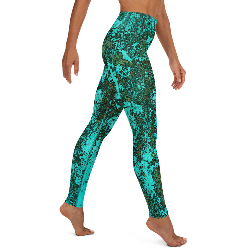Weathered Leather Yoga Leggings