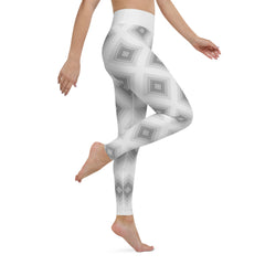 Durable and stretchy tribal tapestry yoga leggings.