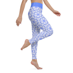 High-waisted Tribal Trance Yoga Leggings perfect for any yoga pose.