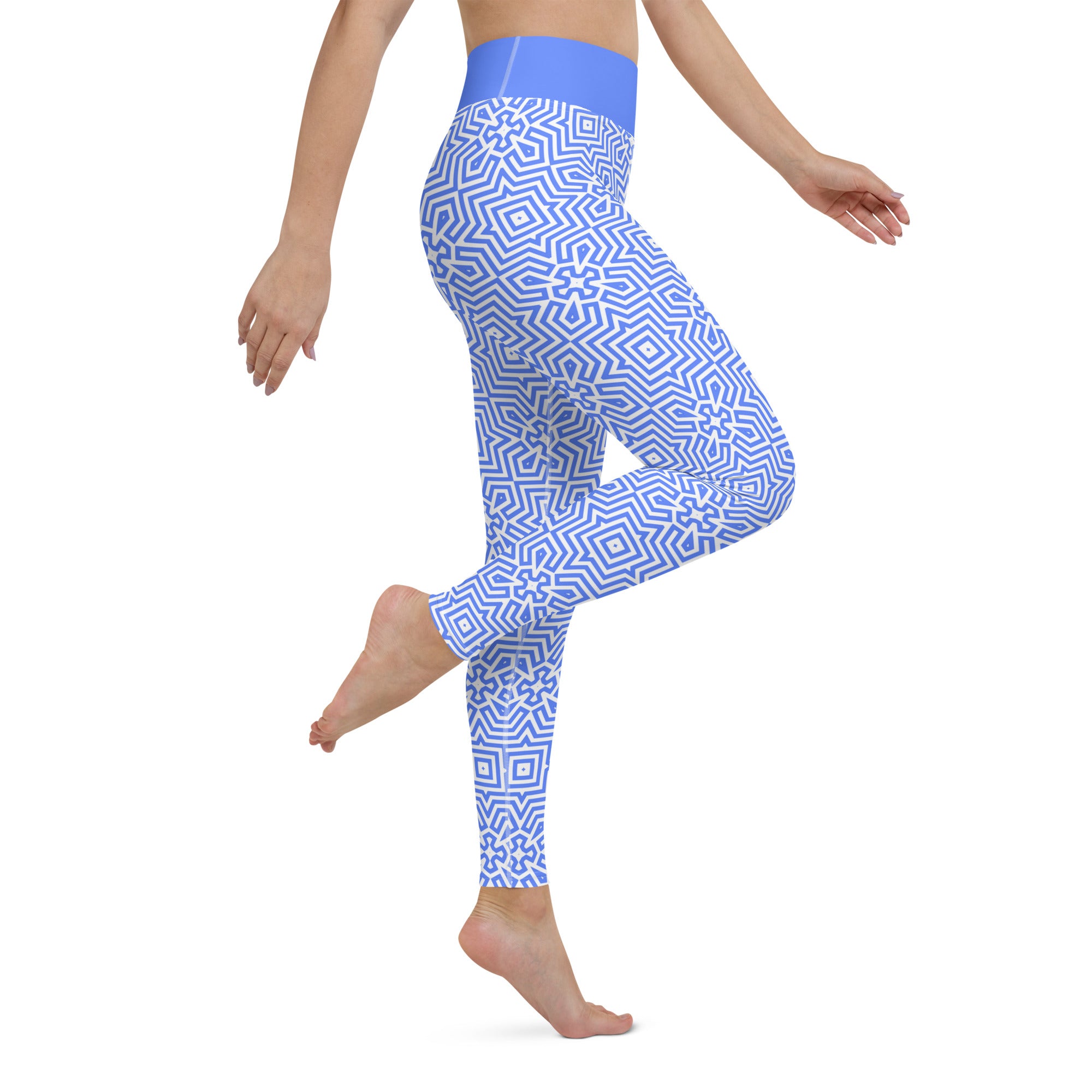 Radiant Reflection Yoga Leggings paired with a stylish top for a casual, sporty look.
