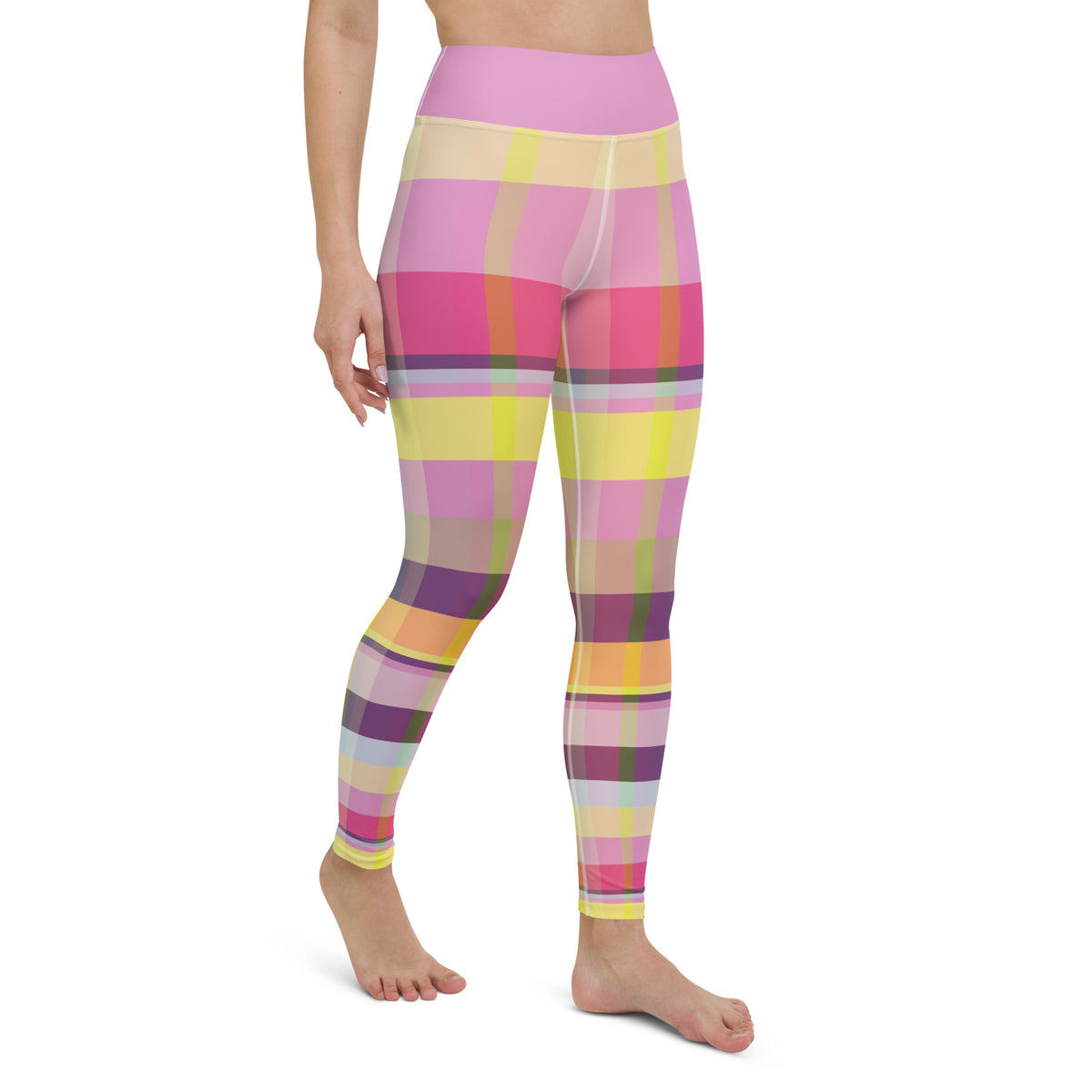 Explore the cosmos in style with the Galactic Spectrum Yoga Leggings, featuring a stunning space-inspired design.