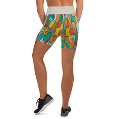 Colorful Passion Fitness Shorts for Active Women