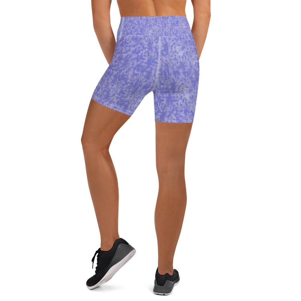 Breathable fabric yoga shorts for intensive workouts.