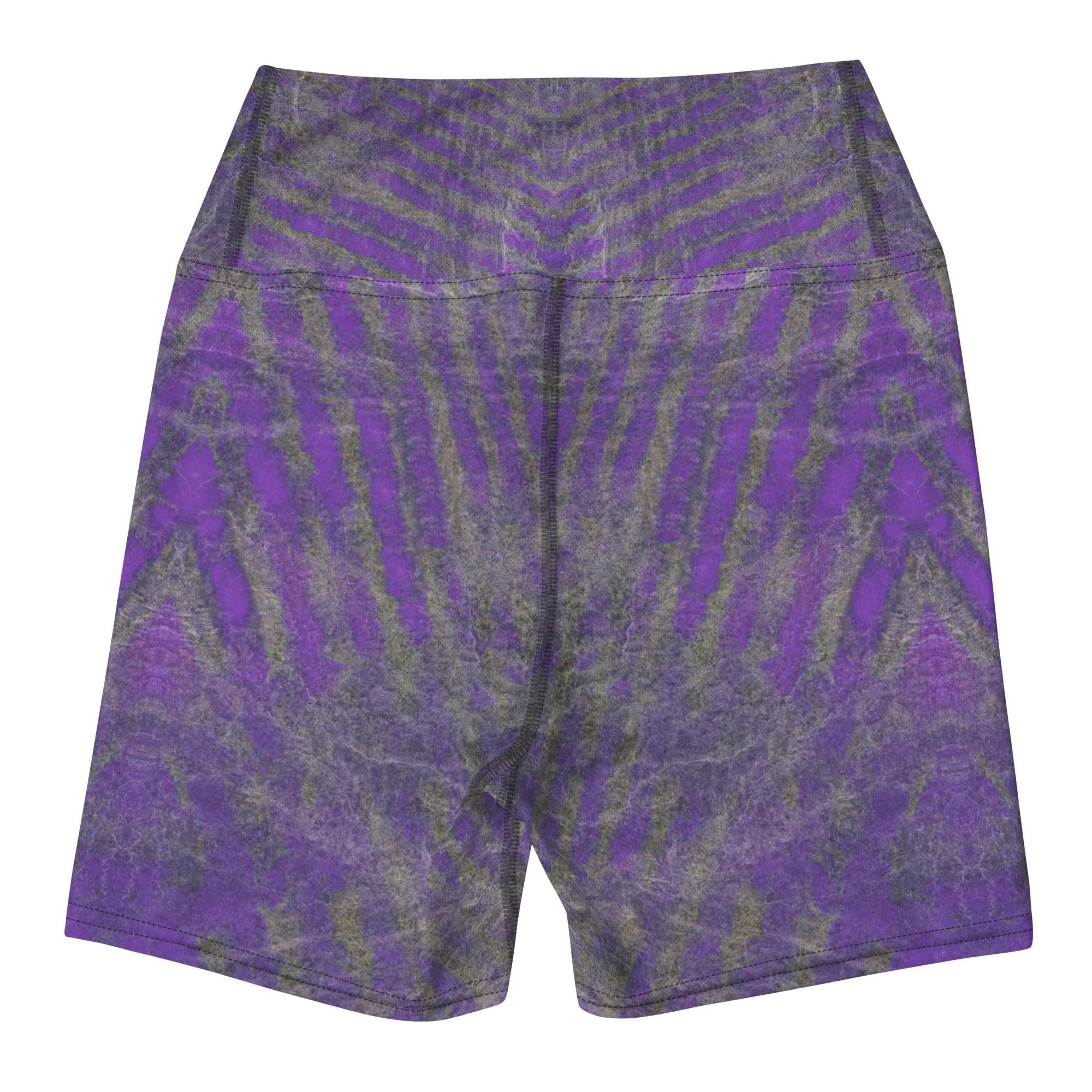 Rich purple Yoga Shorts for a vibrant workout look