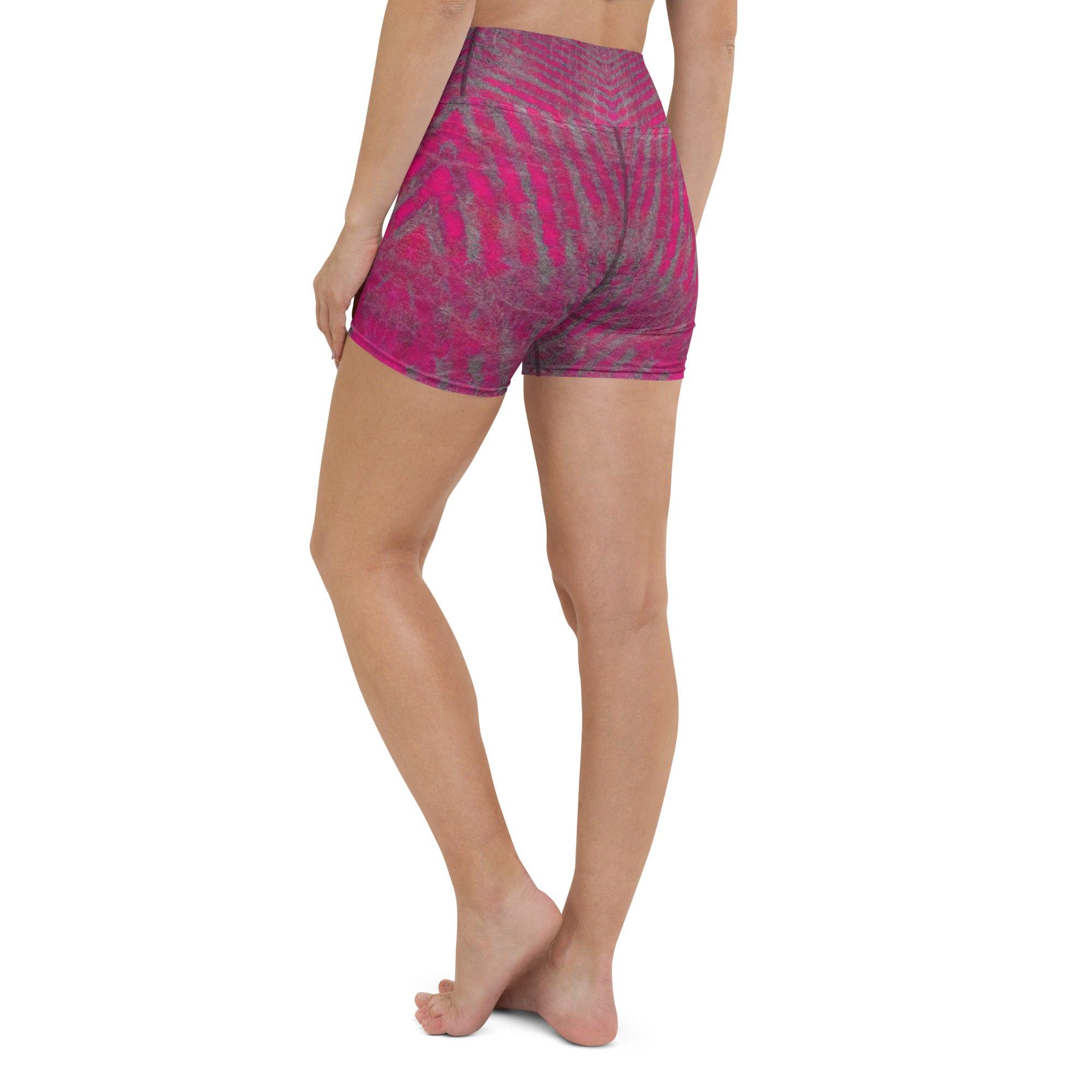 Elegant and functional Fuschia Shorts for all types of yoga practice