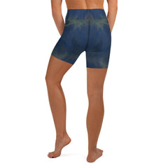 Serenity Flow All Over Print Yoga Shorts - Beyond T-shirts