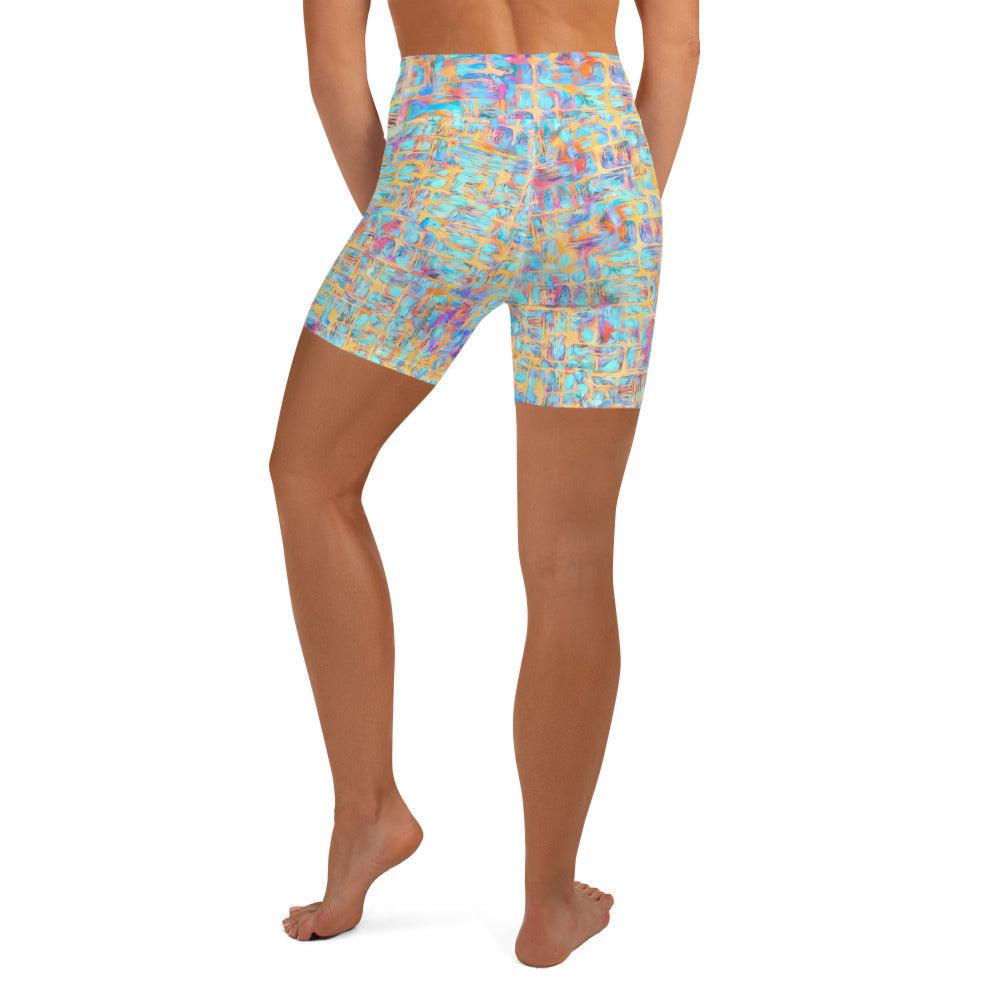 Alpine Reflections Yoga Shorts - Beyond T-shirts