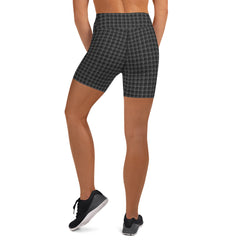 Belted Jean Look Yoga Shorts