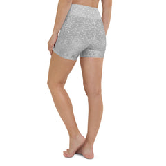 Silk Serenity Texture Yoga Shorts