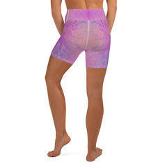 Velvet Bliss Texture Yoga Shorts