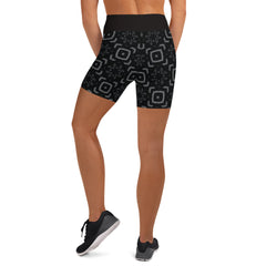 Nebula Dance All-Over Print Yoga Shorts