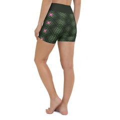 Stylish Retro Vibes Yoga Shorts for workout