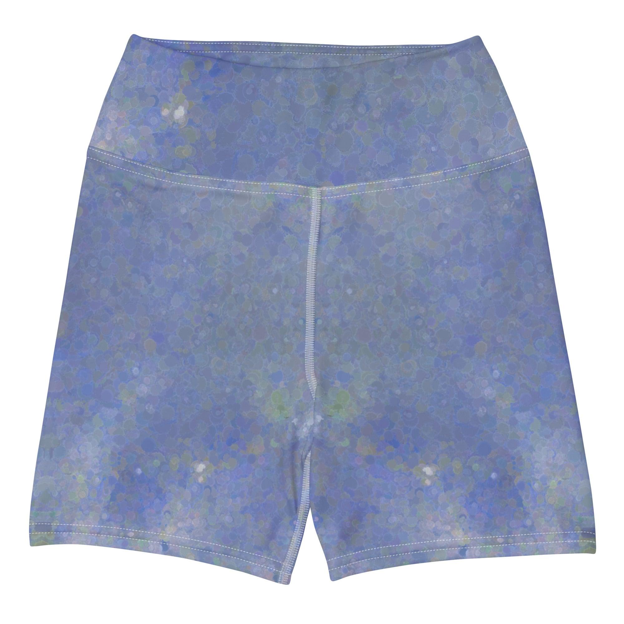 Comfort meets style in Glitter 1 Yoga Shorts for yogis