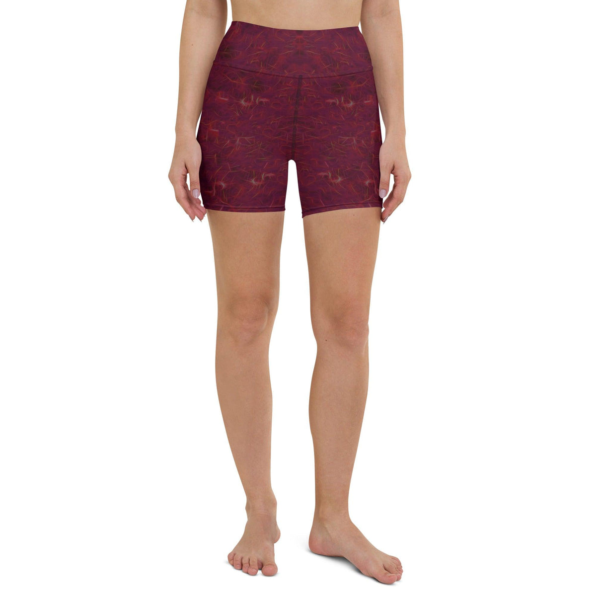 Cosmic Fusion All Over Print Yoga Shorts - Beyond T-shirts