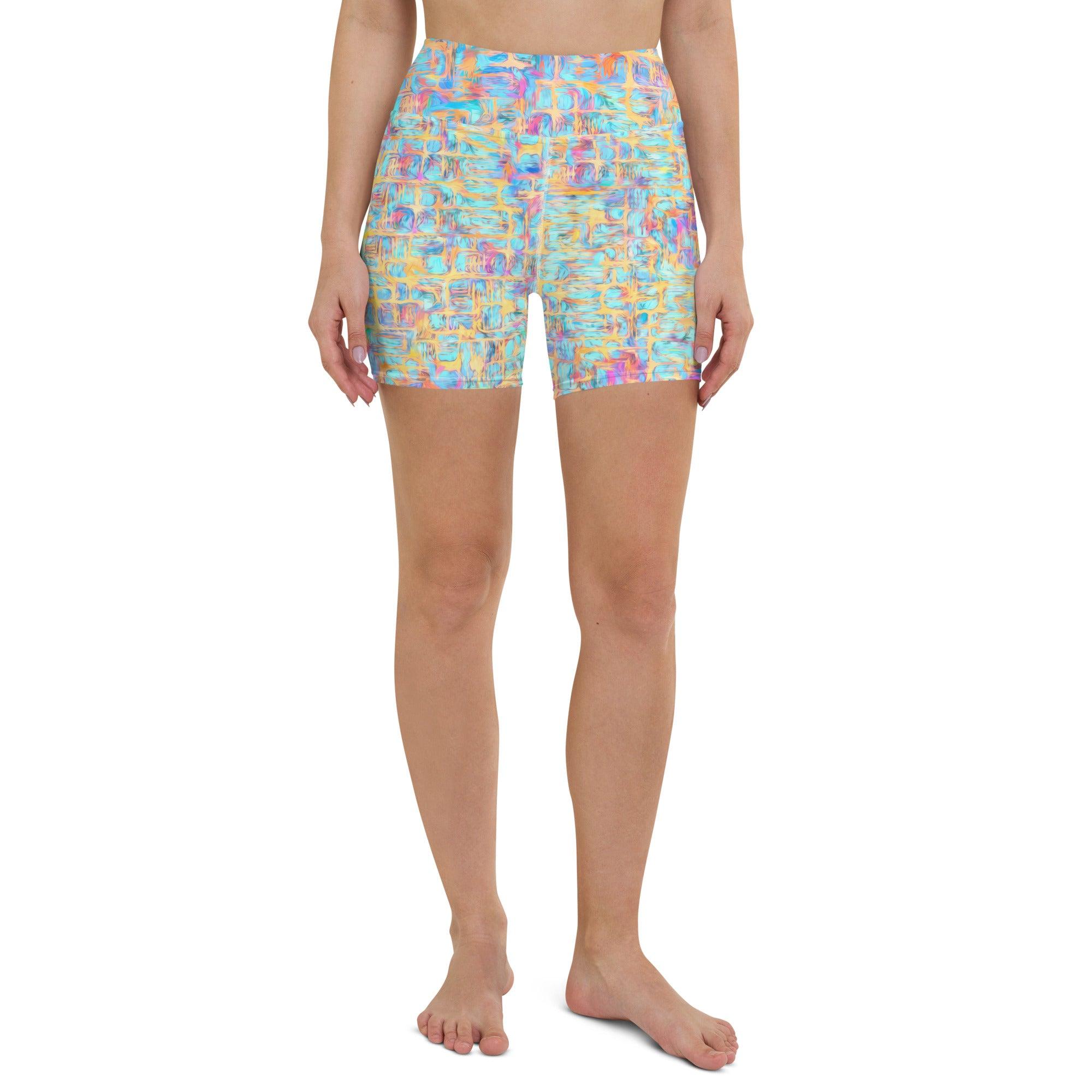 Alpine Reflections Yoga Shorts - Beyond T-shirts