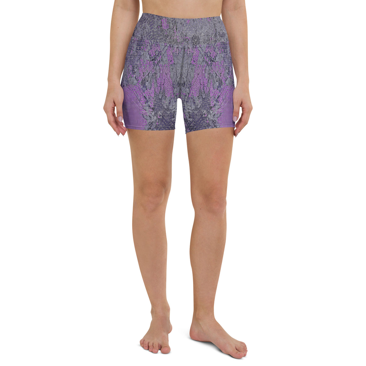 Titanium Wave Yoga Shorts