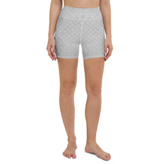 Silk Serenity Texture Yoga Shorts