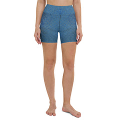 Linen Luxury Texture Yoga Shorts