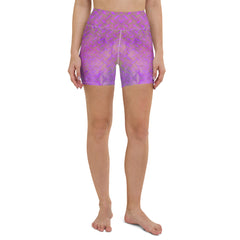 Velvet Bliss Texture Yoga Shorts