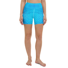 Waffle Weave Texture Yoga Shorts