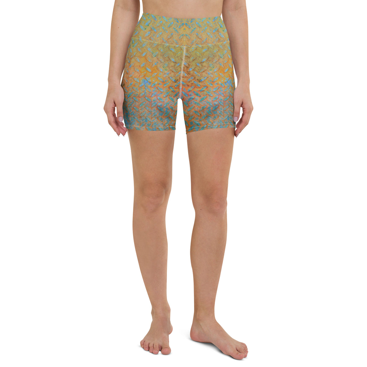 Linen Lunge Texture Yoga Shorts