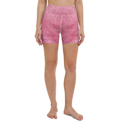 Honeycomb Hurdle Texture Yoga Shorts