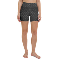 Sateen Stride Texture Yoga Shorts