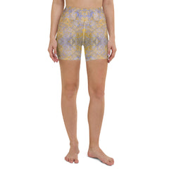 Jacquard Jet Texture Yoga Shorts