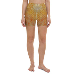 Diamond Dash Texture Yoga Shorts