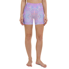 Honeycomb Hustle Texture Yoga Shorts