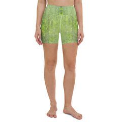 Jacquard Jet Texture Yoga Shorts