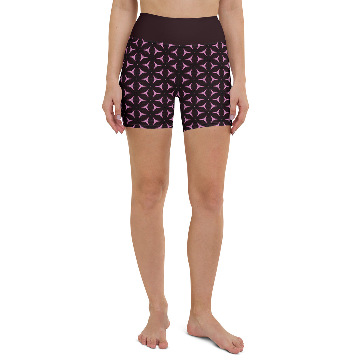 Sunset Silhouette Yoga Shorts