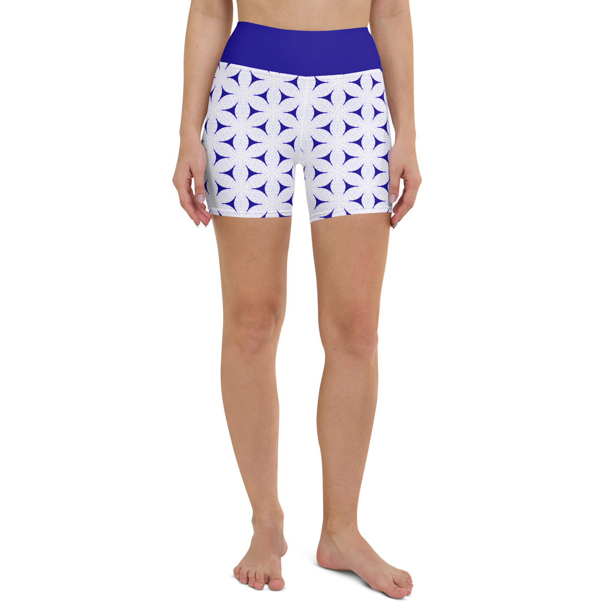 Dreamy Cloudscape Yoga Shorts