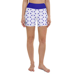 Dreamy Cloudscape Yoga Shorts