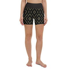 Geometric Bliss All-Over Print Yoga Shorts