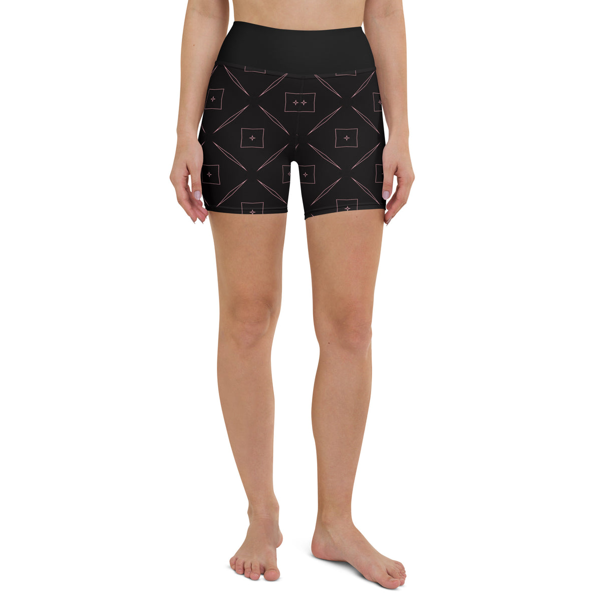 Urban Hues All-Over Print Yoga Shorts