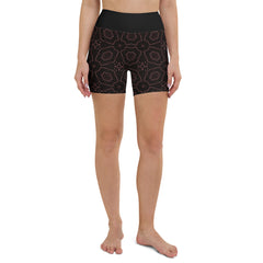 Starry Night All-Over Printed Yoga Shorts