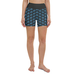 Outdoor yoga practice enhanced by the comfort of Zenith Zen Tristar Shorts.