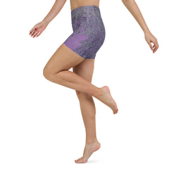 Titanium Wave Yoga Shorts