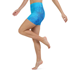 Waffle Weave Texture Yoga Shorts