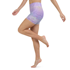 Satin Sprint Texture Yoga Shorts