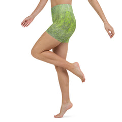 Jacquard Jet Texture Yoga Shorts