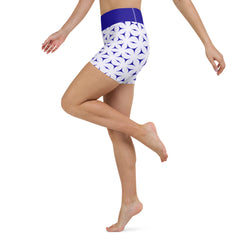 Dreamy Cloudscape Yoga Shorts