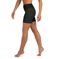 Zen Enigma All-Over Print Yoga Shorts