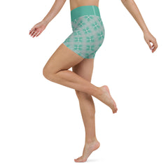 Blossoming Petals Yoga Shorts