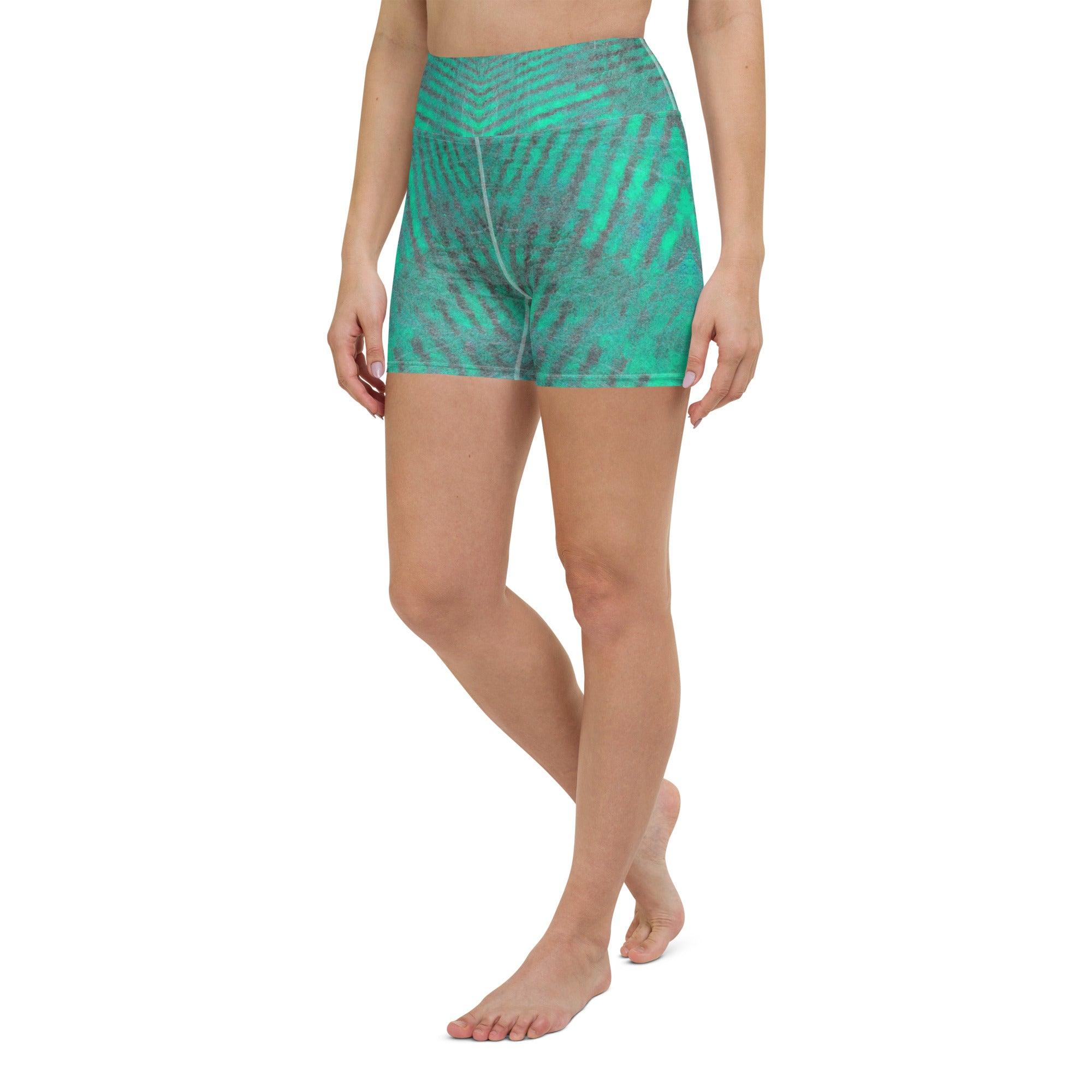 Cool and comfortable Aqua Shorts, ideal for yoga and fitness activities