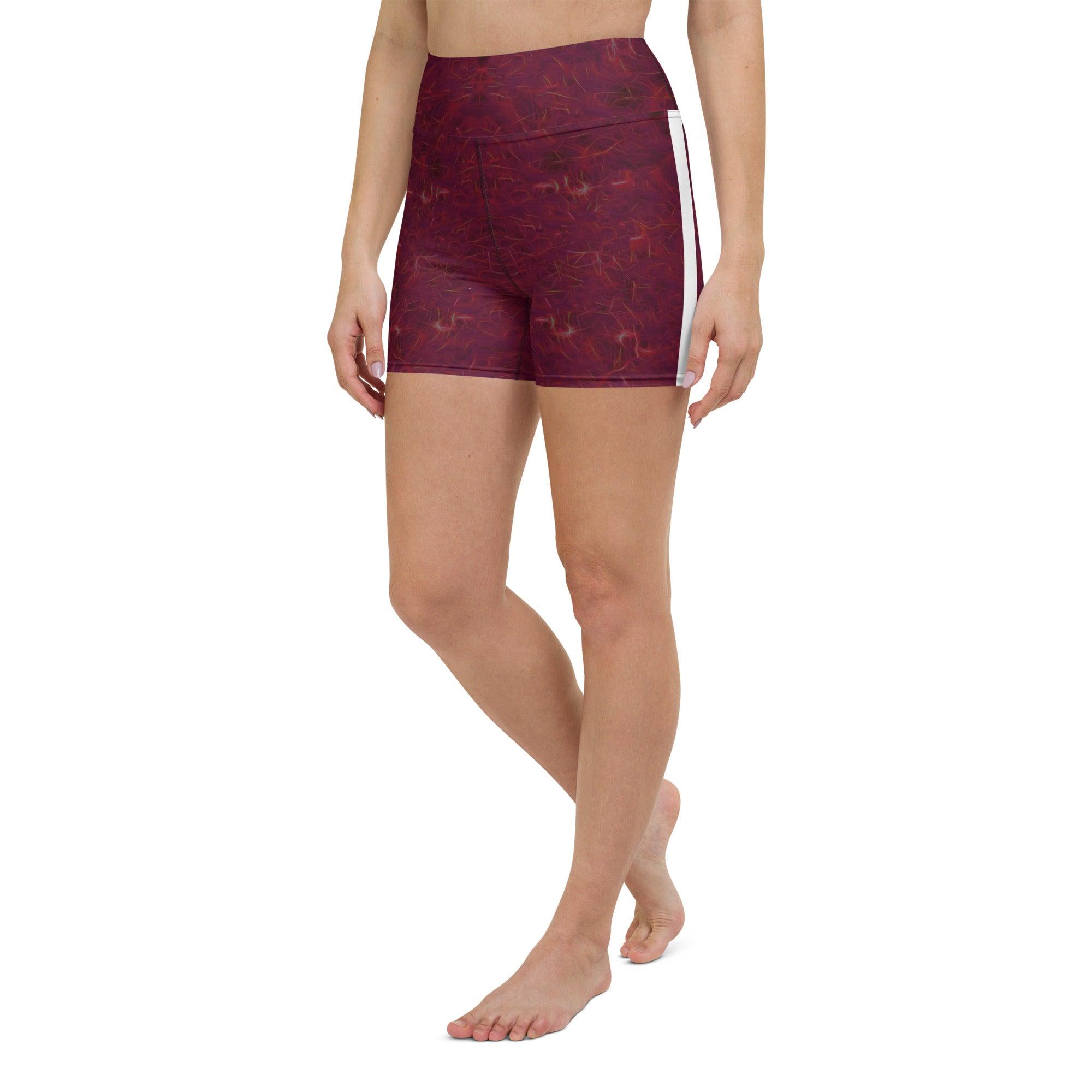 Cosmic Fusion All Over Print Yoga Shorts - Beyond T-shirts