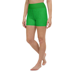 Zebra Dash Yoga Shorts