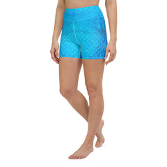 Waffle Weave Texture Yoga Shorts